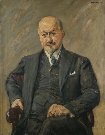 Portret van Alfred Guttmann door Max Liebermann